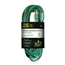Load image into Gallery viewer, 3 Outlet Extension Cord 8&#39; 16/3 Green
