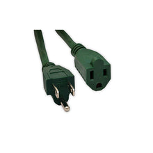 Load image into Gallery viewer, 3 Outlet Extension Cord 8' 16/3 Green