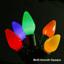 Load image into Gallery viewer, Led 25Lt C7 8" Spacing 167' Green Cord Ul Opaque