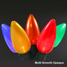 Load image into Gallery viewer, Led 25Lt C9 8" Spacing 167' Green Cord Ul Opaque