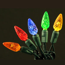 Load image into Gallery viewer, LED 70LT C6 4" spacing 237' green cord UL c9 Strawberry