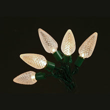 Load image into Gallery viewer, Led 25Lt C9 8" Spacing 167' Green Cord Ul Opaque