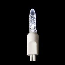 Load image into Gallery viewer, LED Icicle (M6 Style) Light String - White Wire - Pack of 1 or 24 String