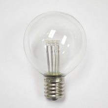 Load image into Gallery viewer, Led G40 Glass Warm White 5 Leds E17 130V Nickel Base 06W
